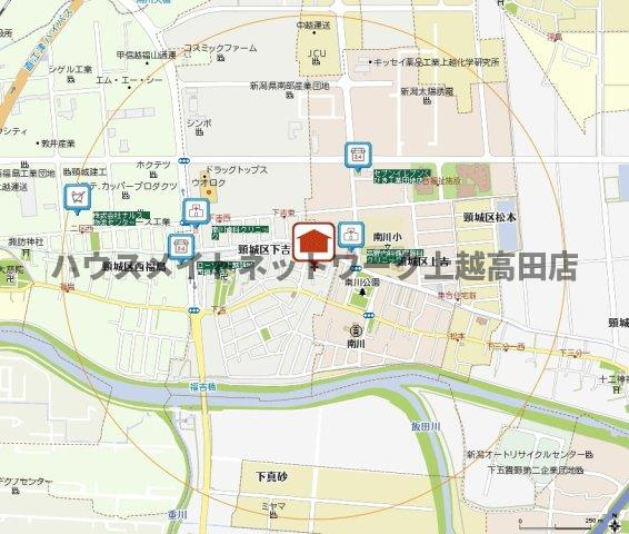 メゾンアイリスの地図|位置図