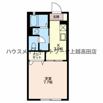 メゾンアイリスの間取り|間取図