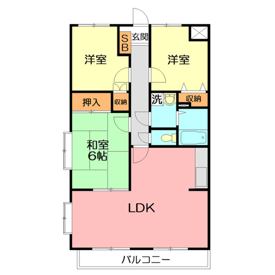 【間取り】 | マノワール壱番館