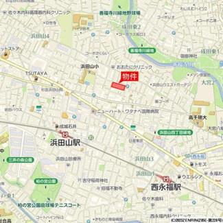 【地図】 | グランリビオ浜田山
