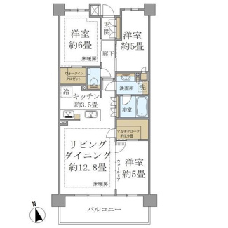 【間取り】 | グランリビオ浜田山