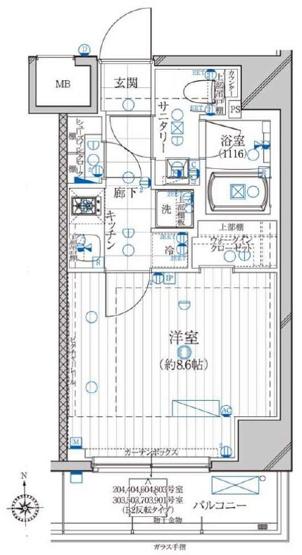 【間取り】 | レガリス高田馬場