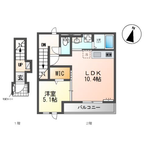 Ａｚｕｒｅ（アジュール）の間取り