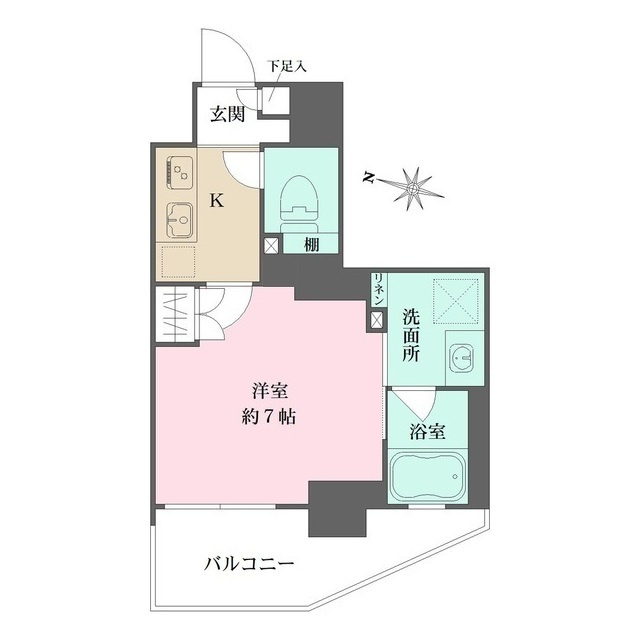 プライムアーバン菊川の間取り