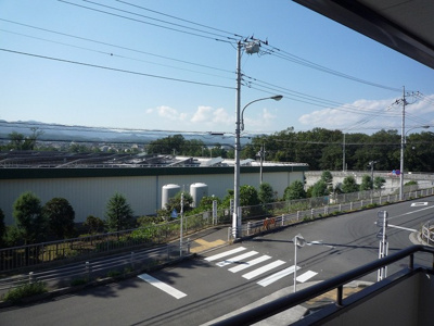 南向きバルコニーからの景色