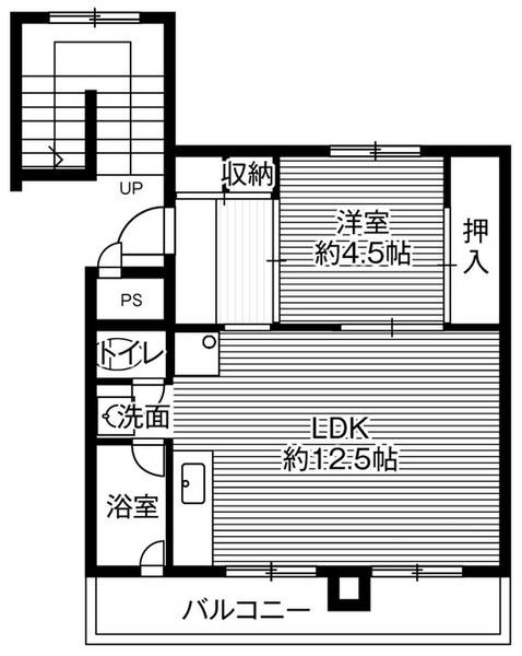 ビレッジハウス新川6号棟の間取り