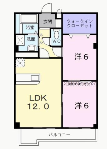 ノーブル６・６の間取り