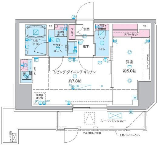 ジェノヴィア桜上水Ⅱの間取り