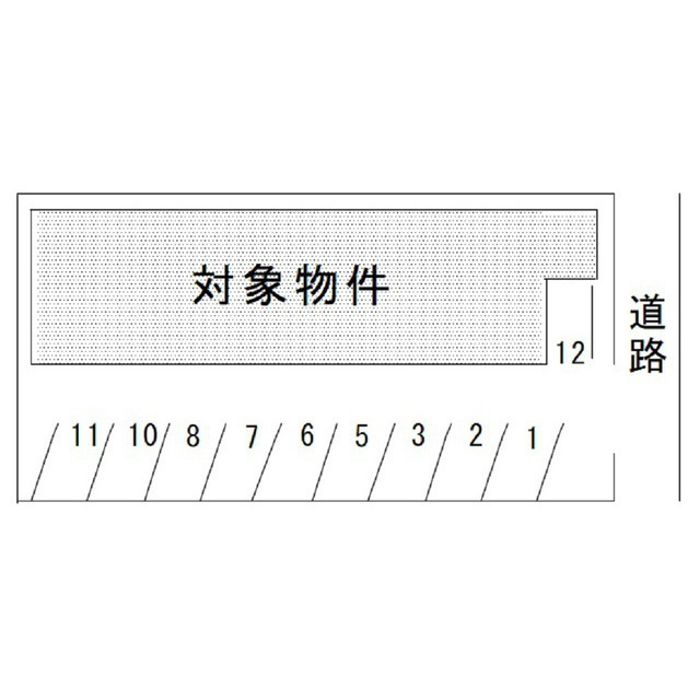 第二常磐ハイツの駐車場