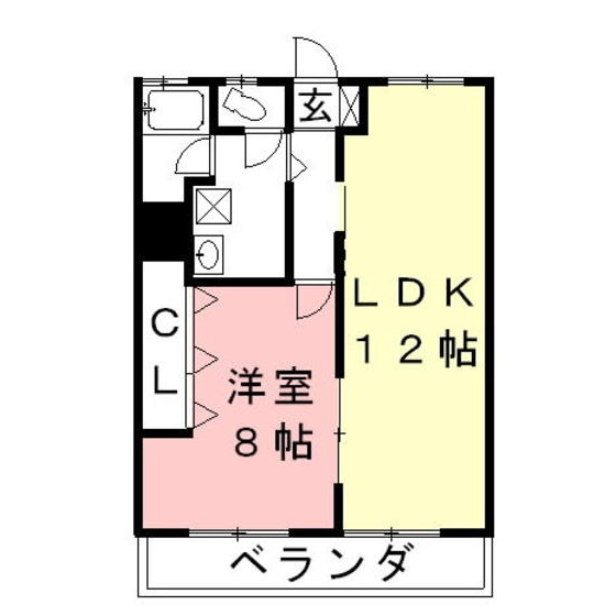 第二常磐ハイツの間取り
