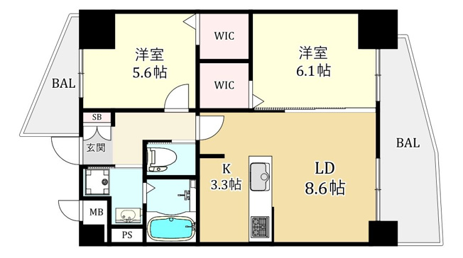 【間取り】 | La･casa 白金