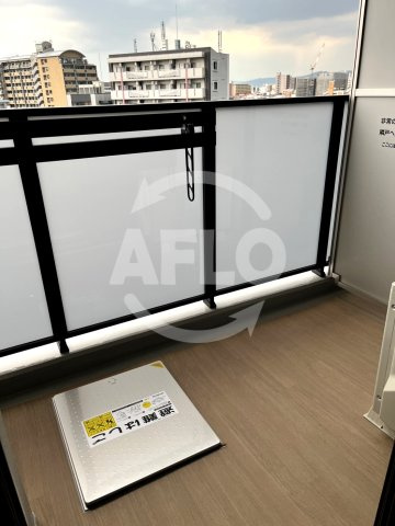 エスリードレジデンス ザ・グラン都島ノアのバルコニー