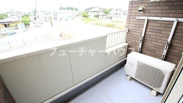 グランデ　サウス　Ｍのバルコニー|外からの目が気にならないバルコニーで洗濯物が干せます