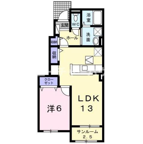 フェリアーナの間取り