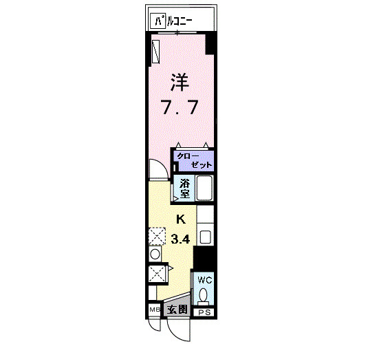グランツ丸の内の間取り