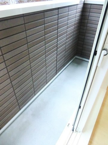 アム・フラットのバルコニー