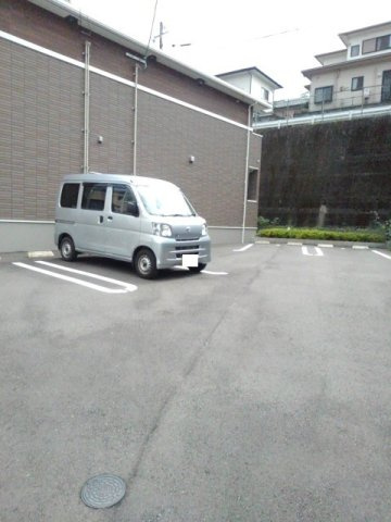 アム・フラットの駐車場