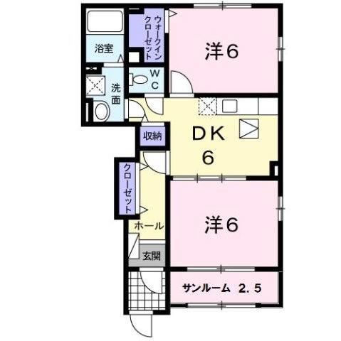 ライム２０の間取り