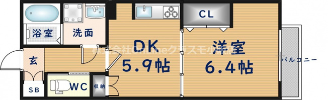 【間取り】 | プレセアコート花園B棟