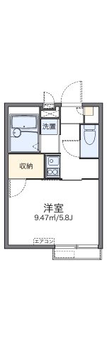 レオパレスヴィラ　ゼルコバの間取り