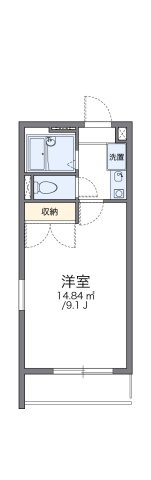 レオパレスクレアⅡの間取り