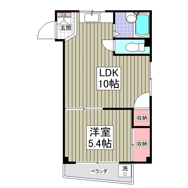 ヴィラ狭山ヶ丘の間取り