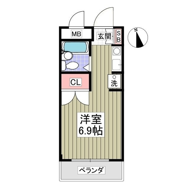サンライズ船橋の間取り