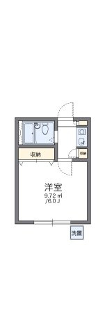 レオパレス相模原第１の間取り