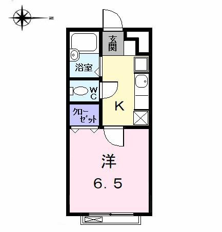 アムール英（はなぶさ）の間取り