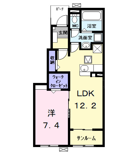 ルミエール中野新町の間取り