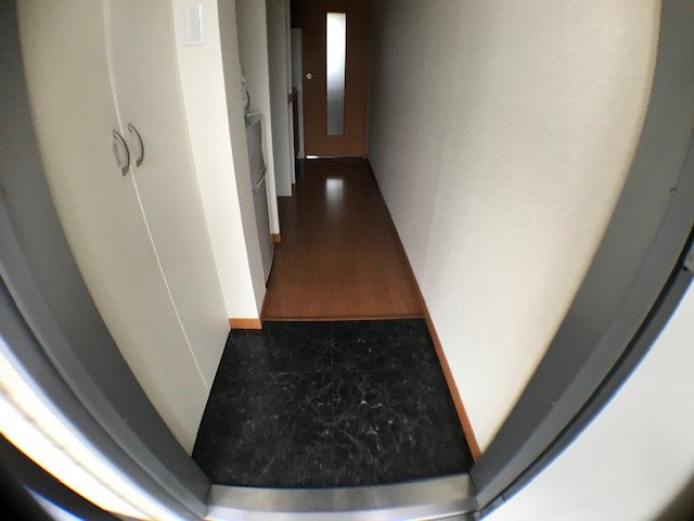 レオパレスかすもりの玄関