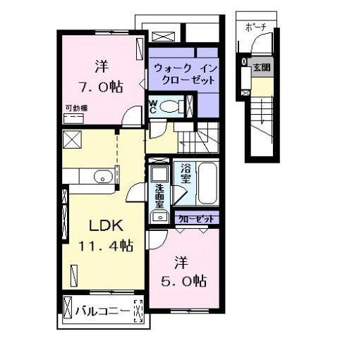 ファミール　セイシンの間取り