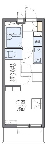 レオパレス大曽根駅前の間取り