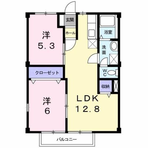 グリーンハイツの間取り