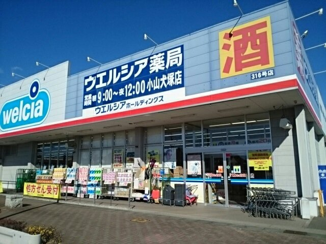シイナハイツⅢの周辺|ウエルシア小山犬塚店まで400m