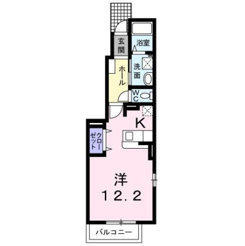 シイナハイツⅢの間取り
