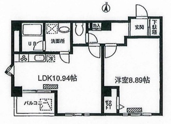 ブルーガーデン小石川の間取り
