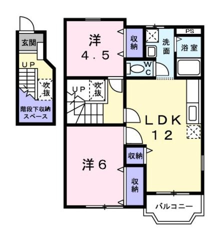 サニースクエアＣ棟の間取り
