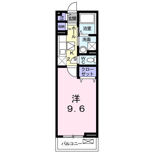 フルール　宇賀德の間取り