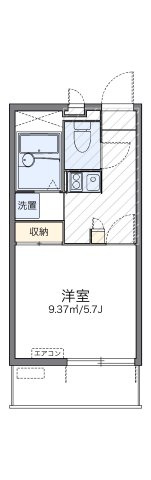 レオパレスオネスティⅤの間取り