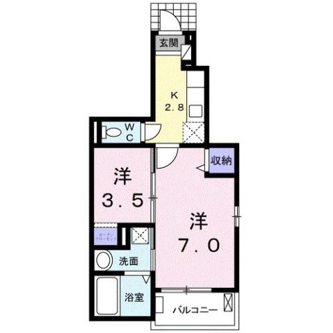 ジュネスⅢの間取り