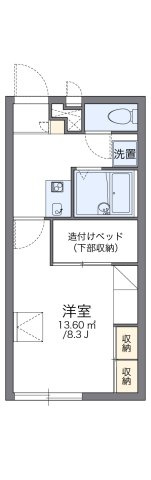 レオパレスコンフォートの間取り|代表的な間取のため実際の間取とは異なる場合があります