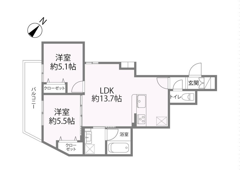 Reglia今里Northの間取り