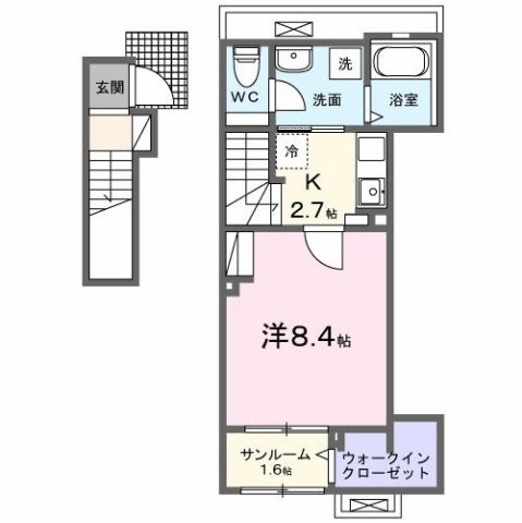 メゾン　サブーリュの間取り