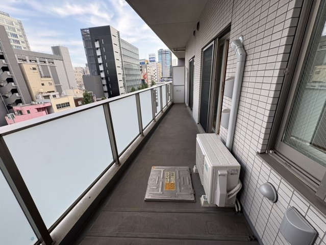 パレステージ上野のバルコニー