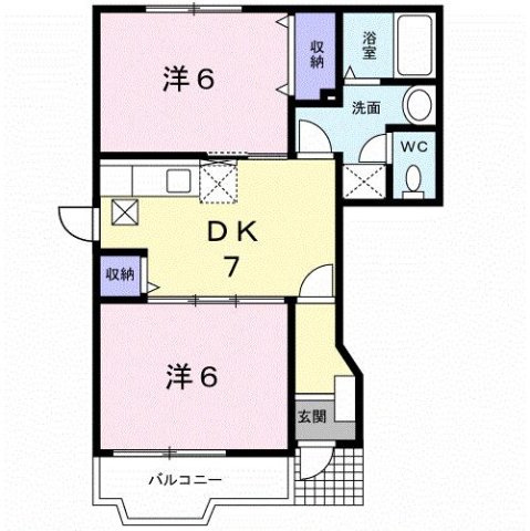 ラフィネヴィラの間取り