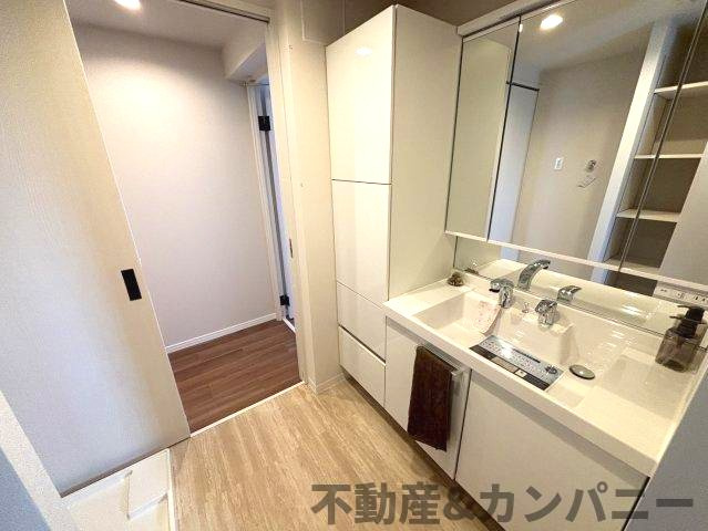ポレスター松山フォレストシティの独立洗面台|独立洗面台です