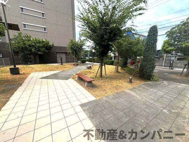 ポレスター松山フォレストシティの庭|くつろぐことができます