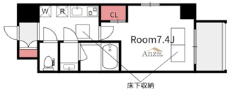 【間取り】 | シャローズワン立売堀