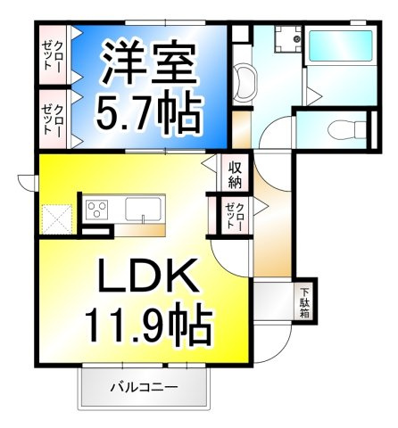 サントルT＆Sの間取り
